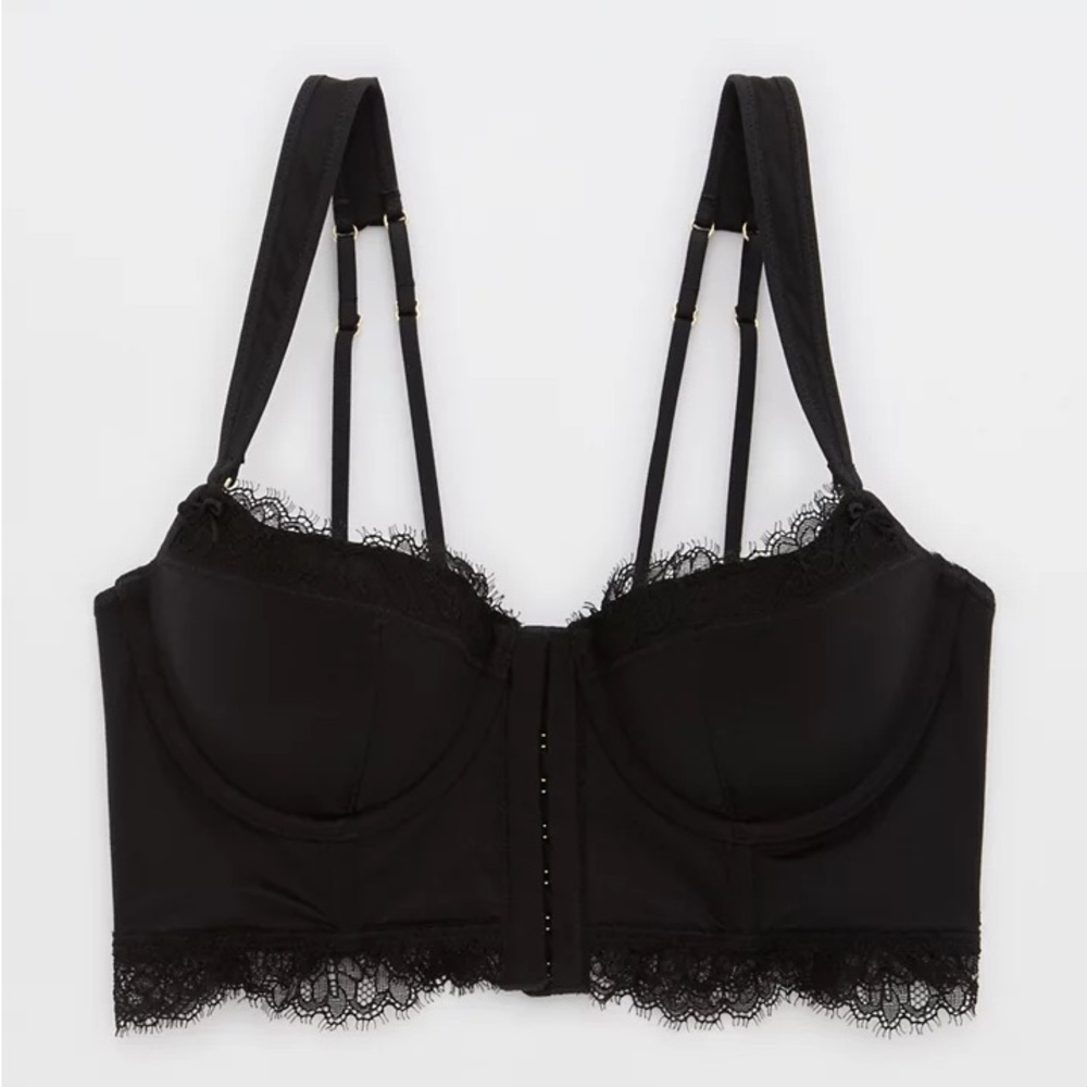 NWT aerie show off shine corset balconette bra - Picture 3 of 12